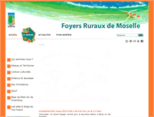 Tablet Screenshot of foyers-ruraux-moselle.org